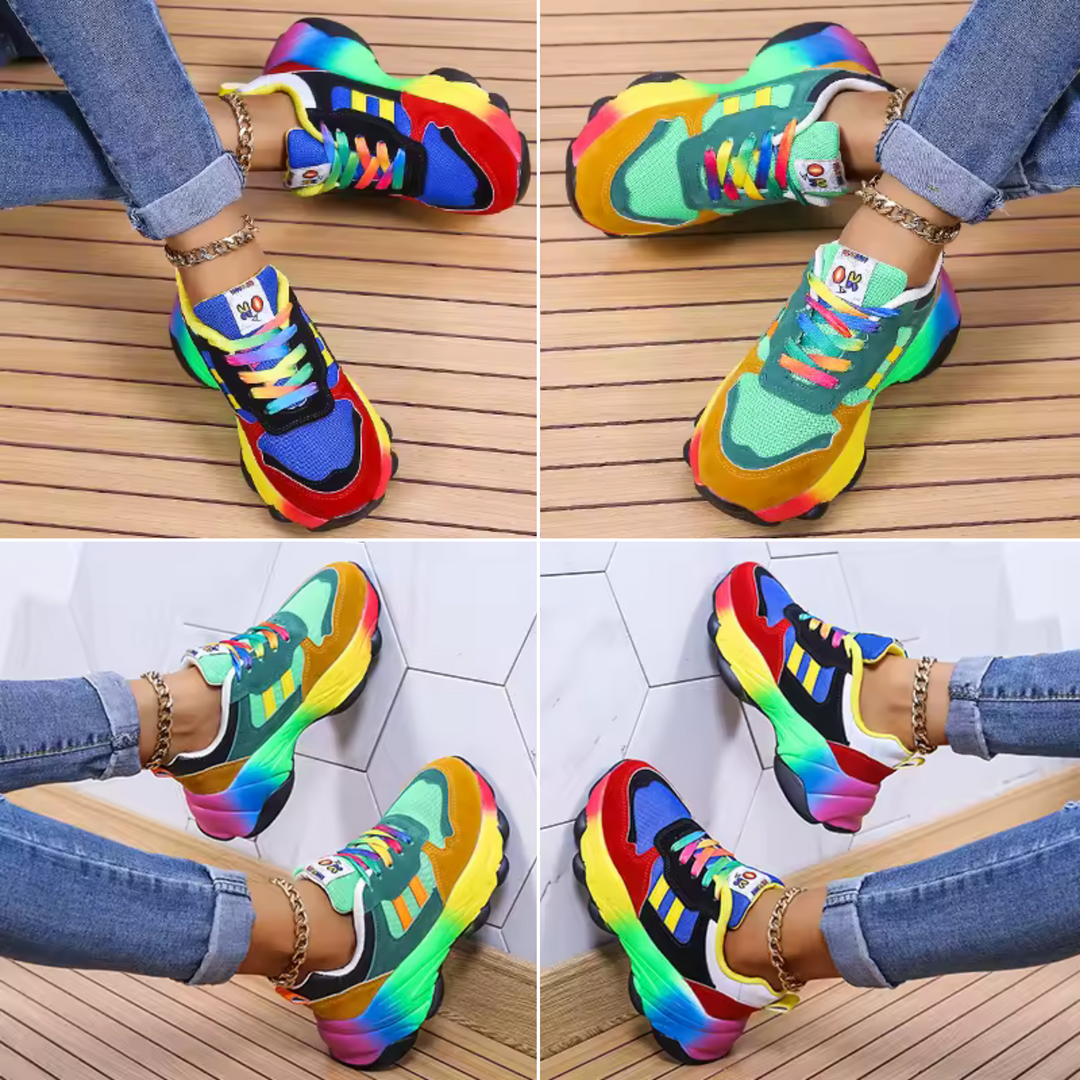 Sneakers for Women | Lace-Up Colorful