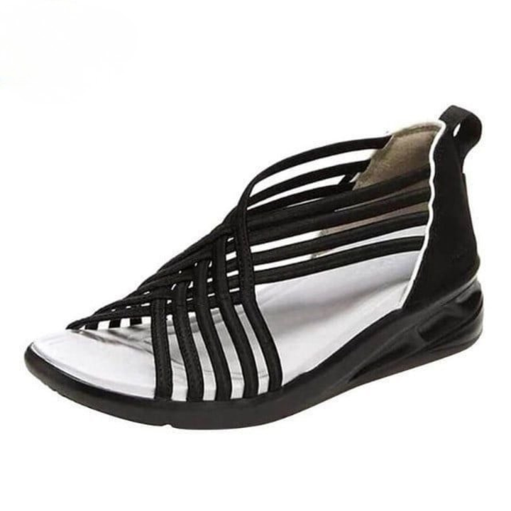 Women's Strappy Open Toe Sandals with Flat Sole