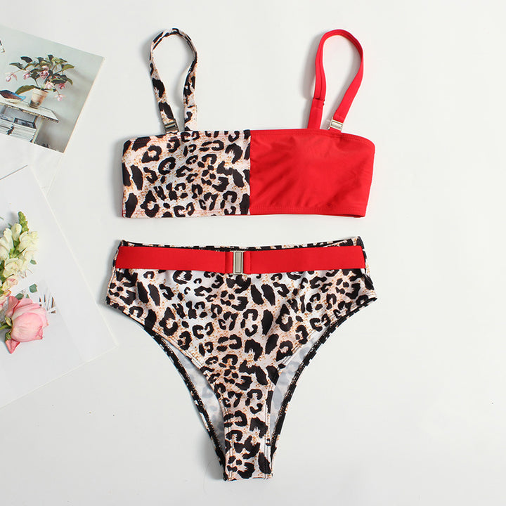 Women Trendy Leo Pattern Bikini StylebySassy
