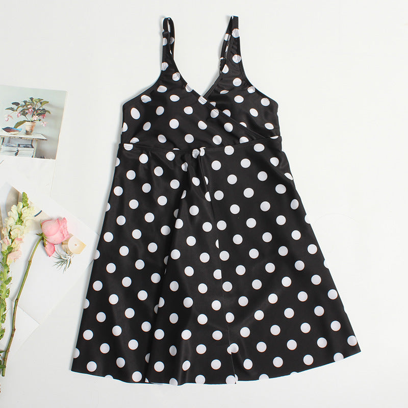 Women's leisure dress with elegant dot design StylebySassy