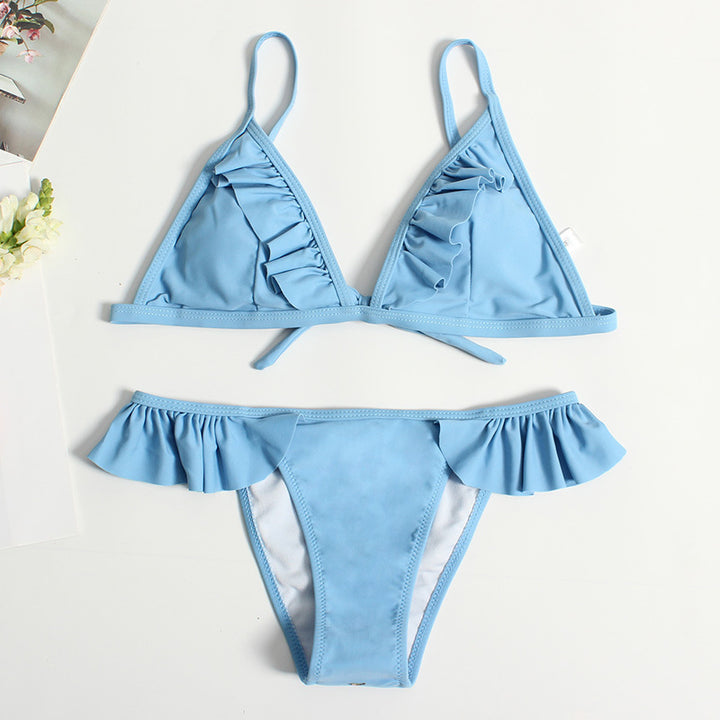 Women Ruffle Cut Bikini Set StylebySassy