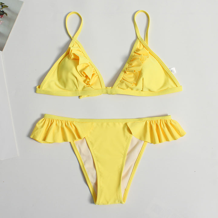 Women Ruffle Cut Bikini Set StylebySassy