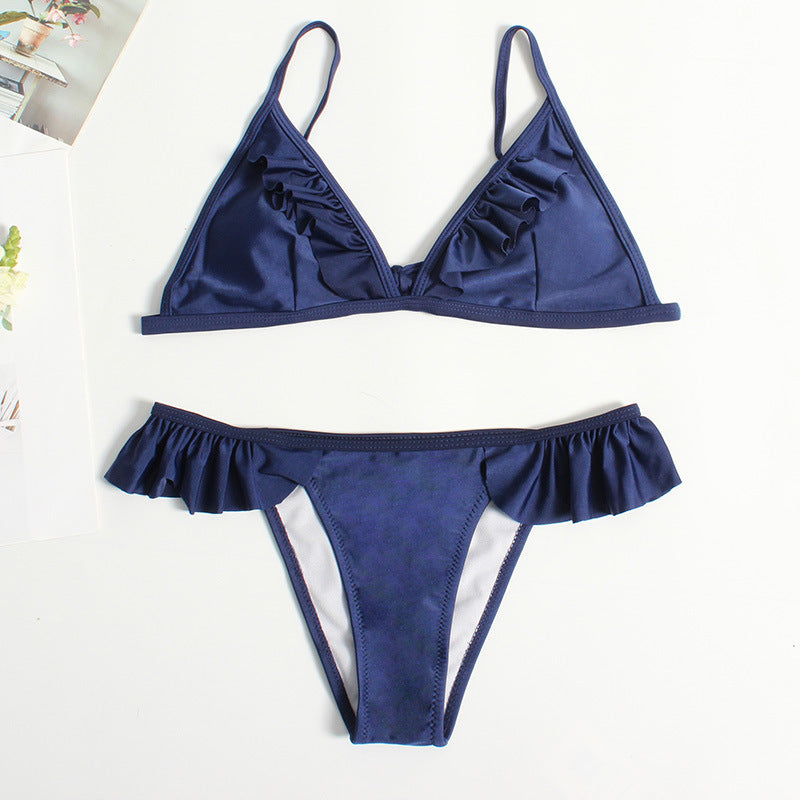 Women Ruffle Cut Bikini Set StylebySassy