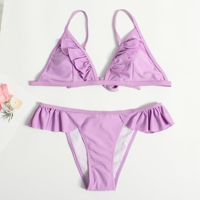 Women Ruffle Cut Bikini Set StylebySassy
