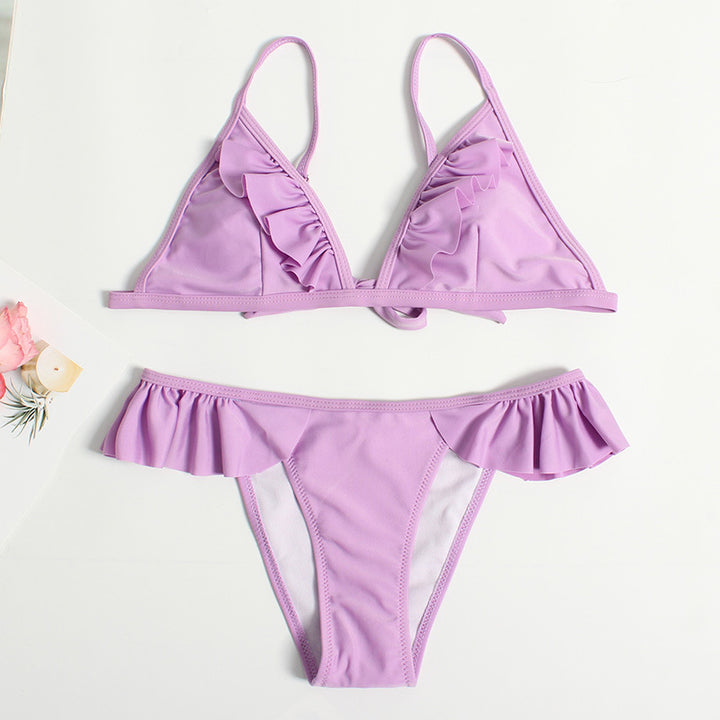 Women Ruffle Cut Bikini Set StylebySassy