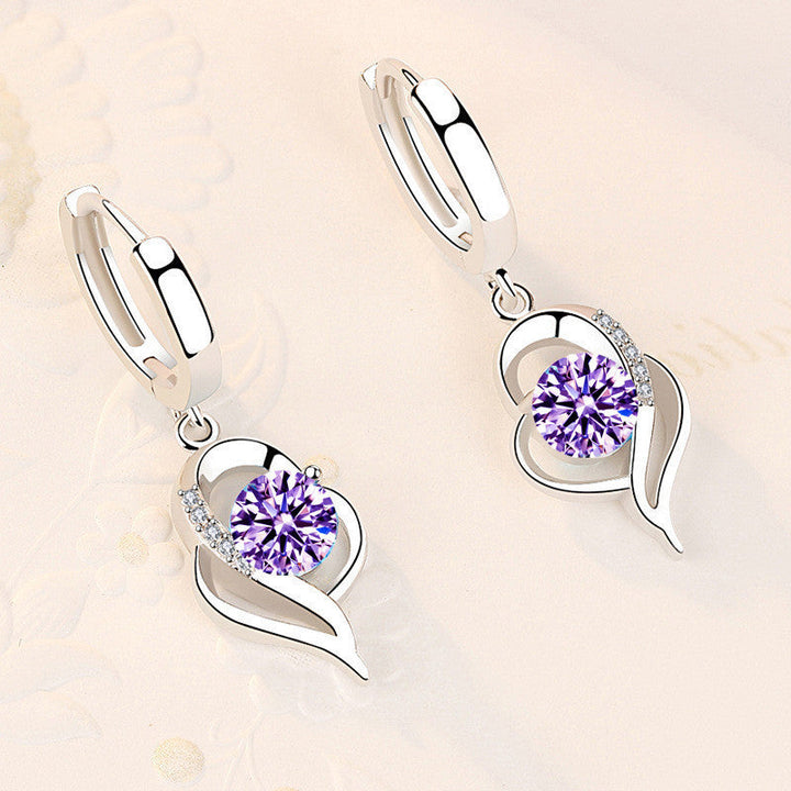 StylebySassy | Stylish Silver Zircon Earrings for Women