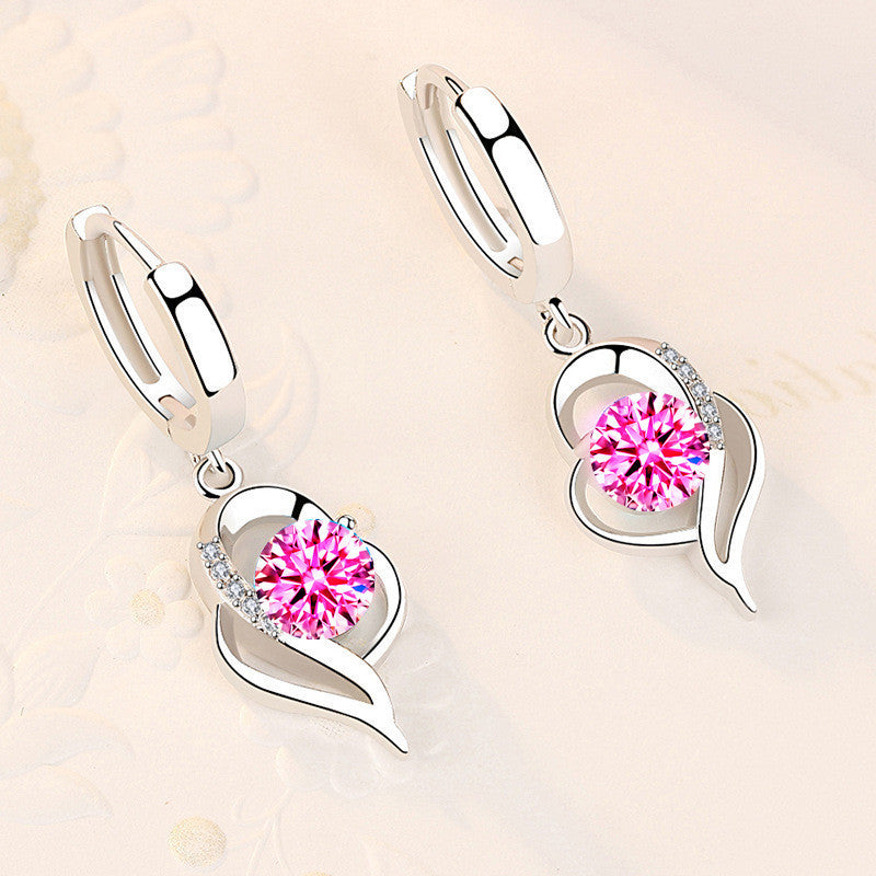 StylebySassy | Stylish Silver Zircon Earrings for Women