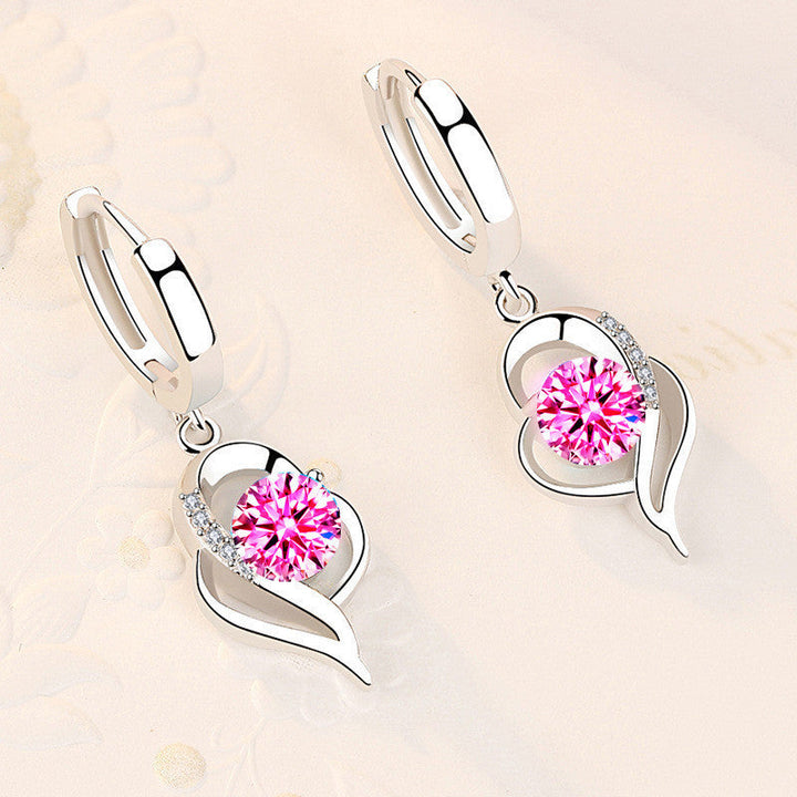 StylebySassy | Stylish Silver Zircon Earrings for Women