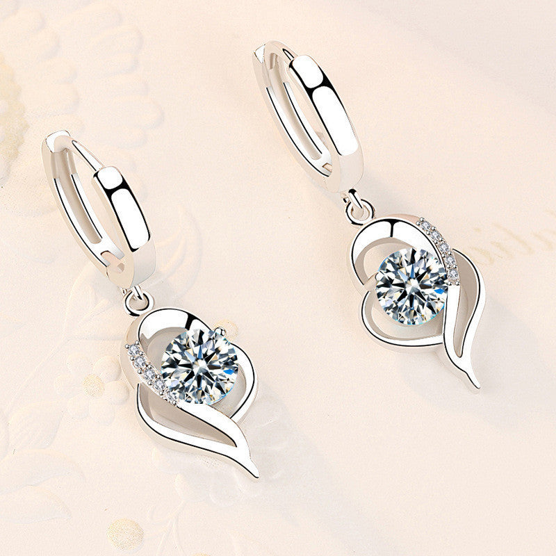 StylebySassy | Stylish Silver Zircon Earrings for Women