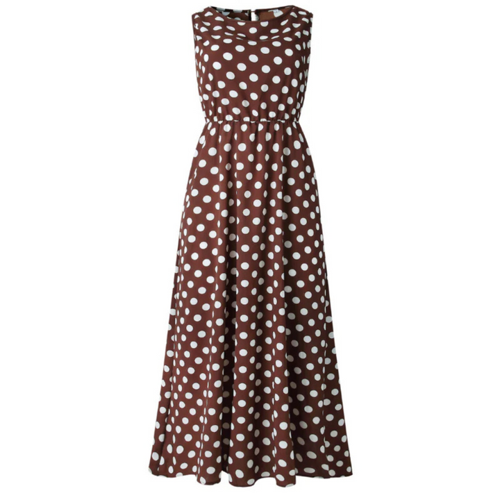 StylebySassy | Elegant summer dress with polka dots