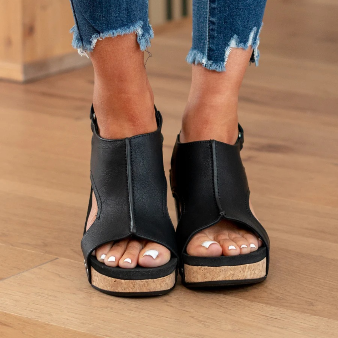 Sandals for Women | Platform Slingback Wedge