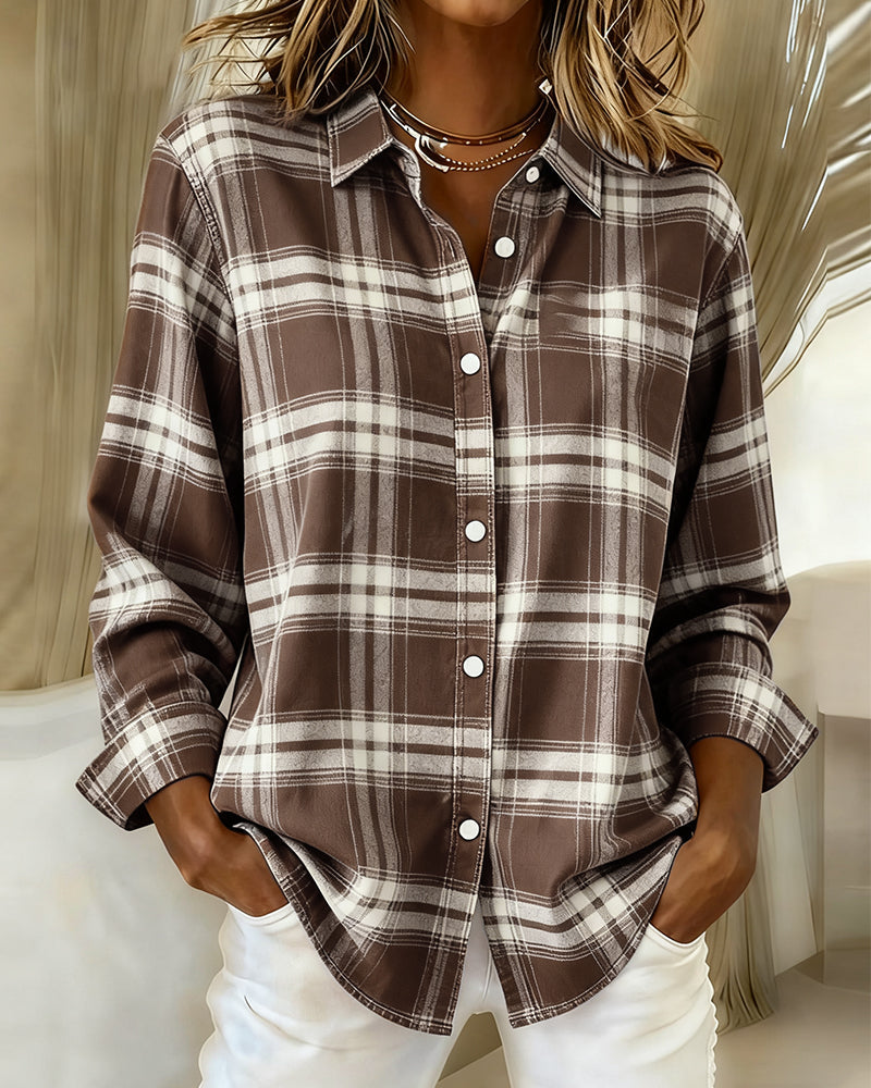 StylebySassy | Check pattern and notched lapel