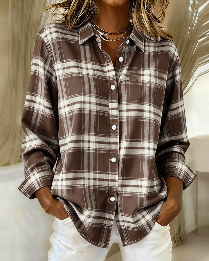 StylebySassy | Check pattern and notched lapel