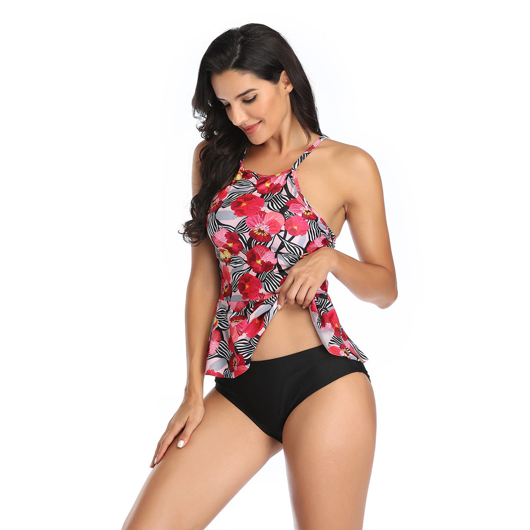 Women’s Tankini Set with slightly flared top and comfortable bottoms StylebySassy