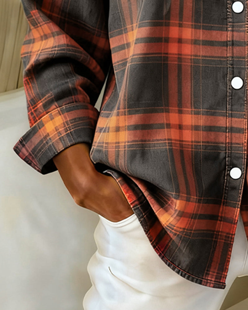 StylebySassy | Check pattern and notched lapel