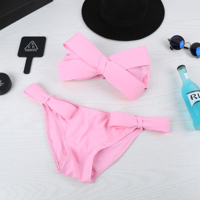 Ladies Bandeau Bikini with striking bows StylebySassy