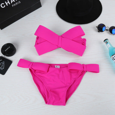 Ladies Bandeau Bikini with striking bows StylebySassy