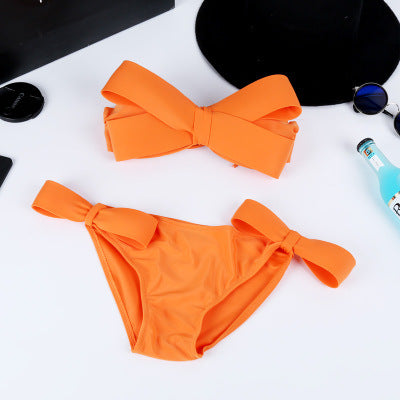 Ladies Bandeau Bikini with striking bows StylebySassy