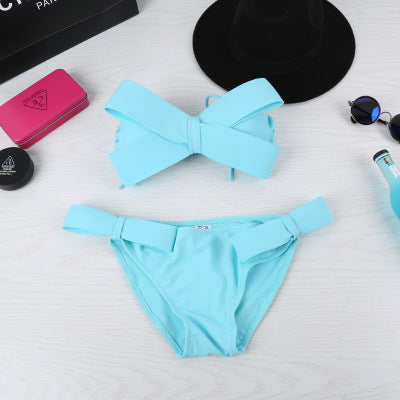 Ladies Bandeau Bikini with striking bows StylebySassy