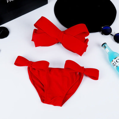 Ladies Bandeau Bikini with striking bows StylebySassy
