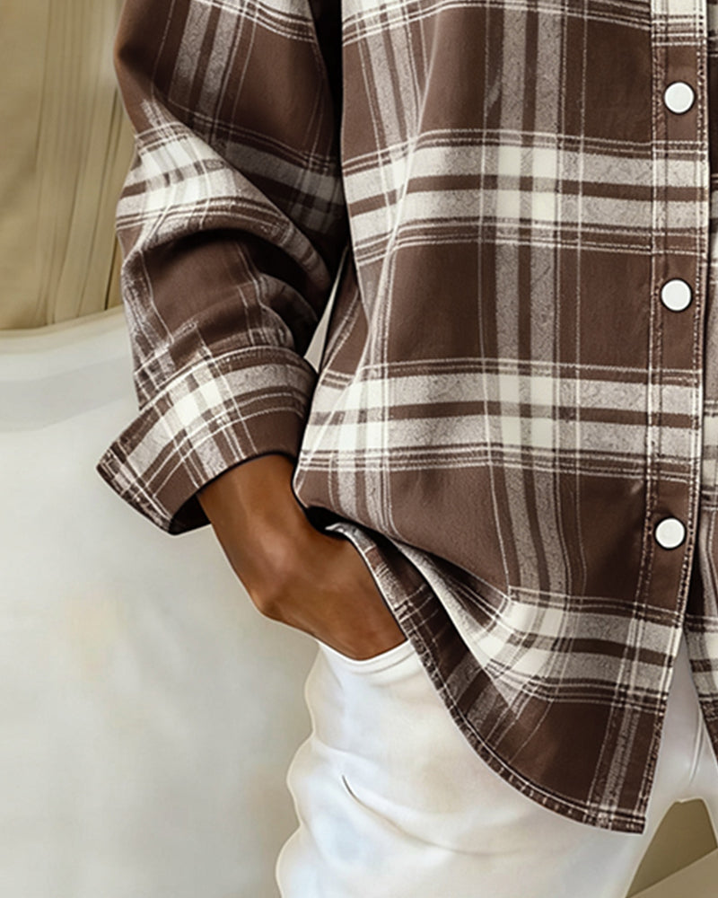 StylebySassy | Check pattern and notched lapel