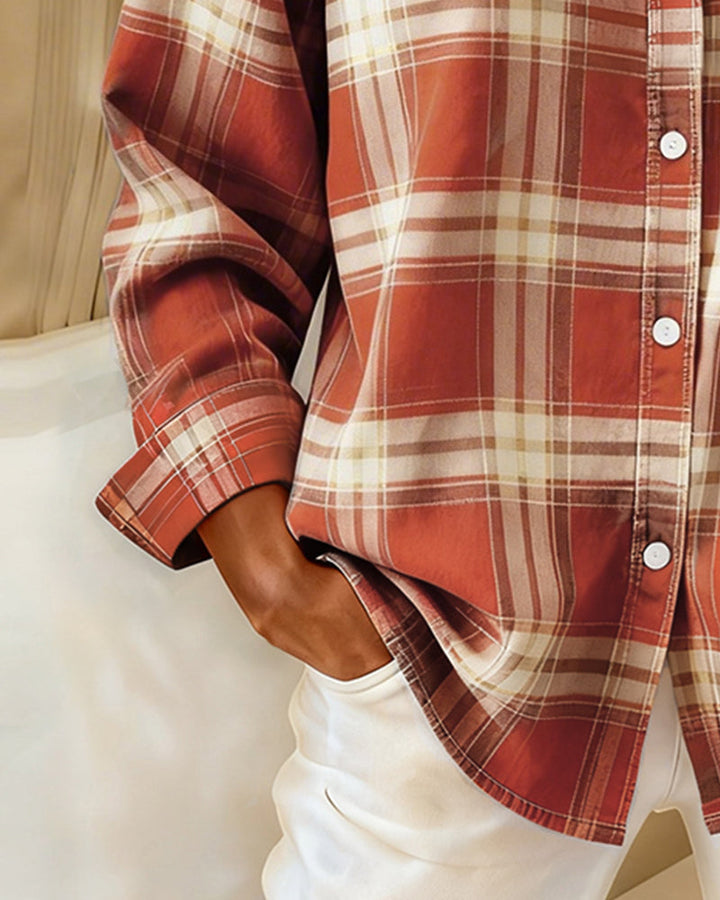 StylebySassy | Check pattern and notched lapel
