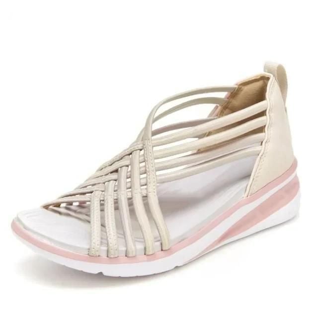 Women's Strappy Open Toe Sandals with Flat Sole