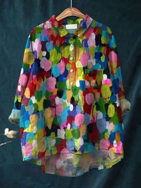 Women’s Blouse | Floral Pattern Button-Up
