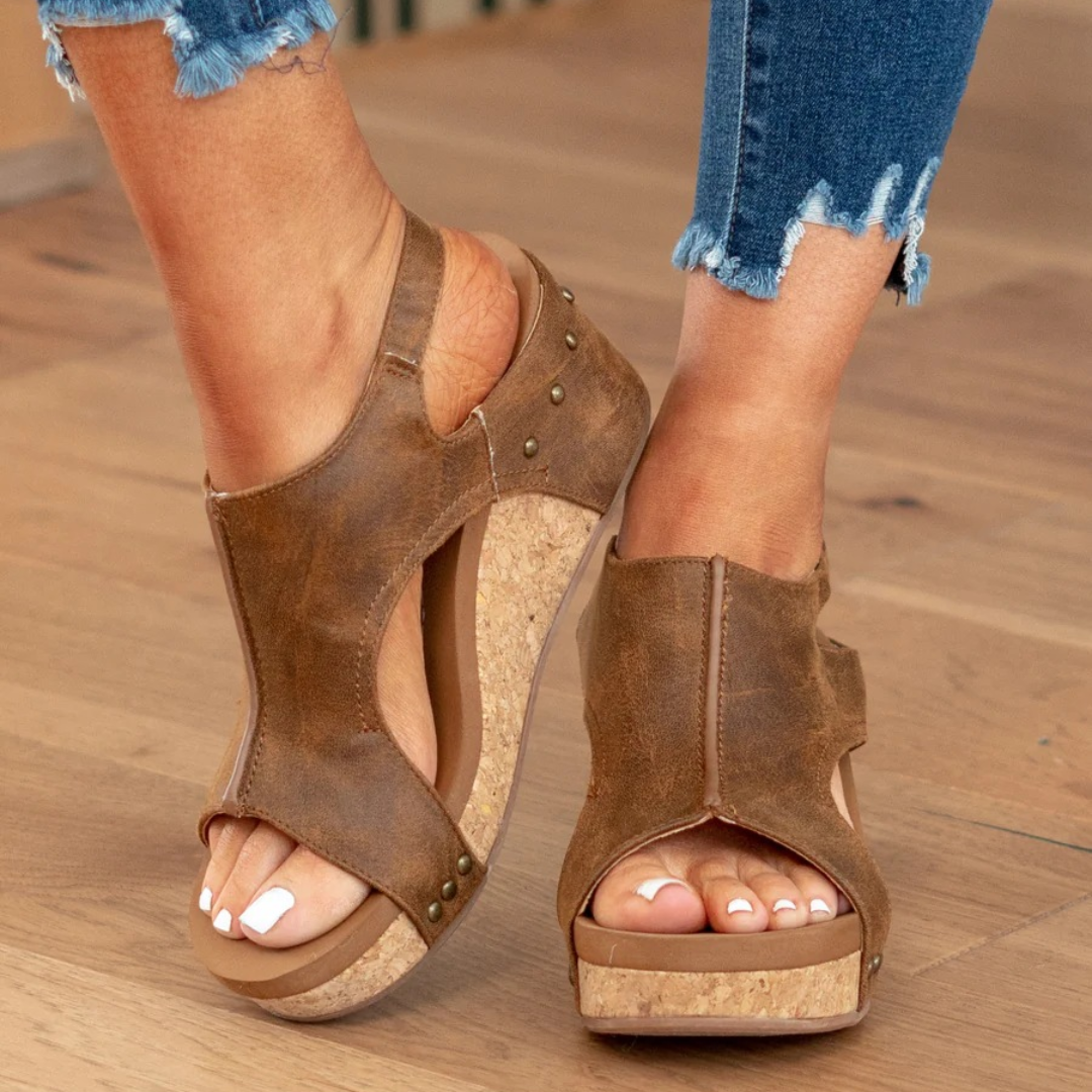 Sandals for Women | Platform Slingback Wedge
