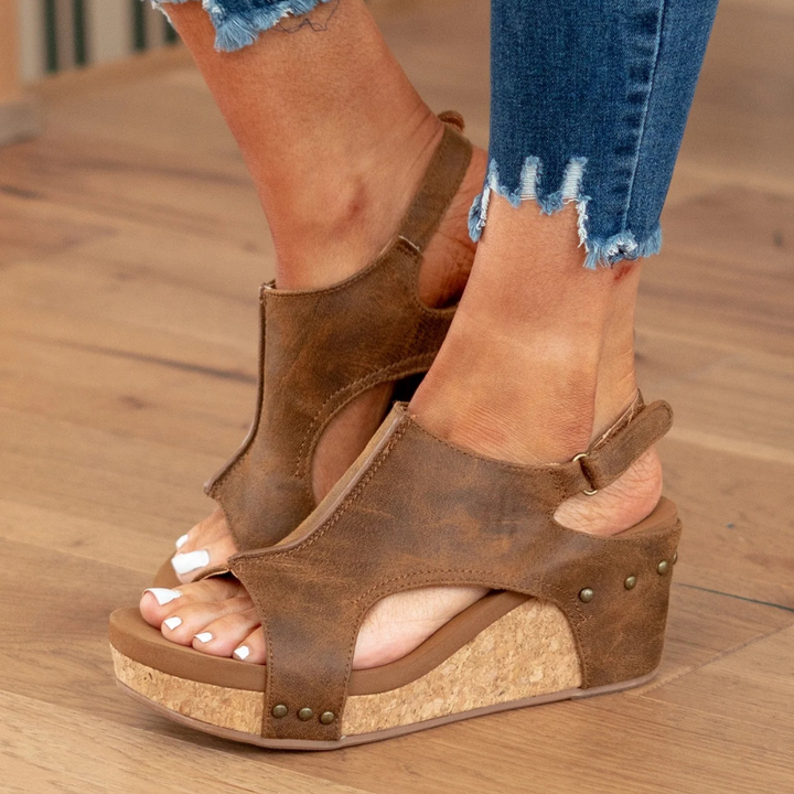 Sandals for Women | Platform Slingback Wedge