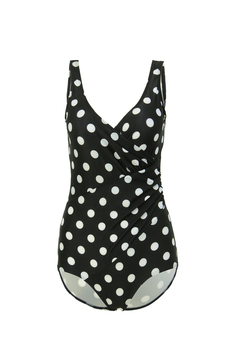 Ladies Elegant Wrap Swimsuit with Shaping Inserts StylebySassy