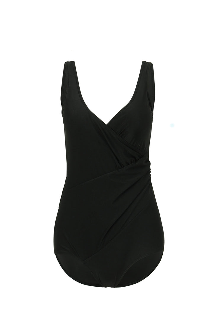 Ladies Elegant Wrap Swimsuit with Shaping Inserts StylebySassy