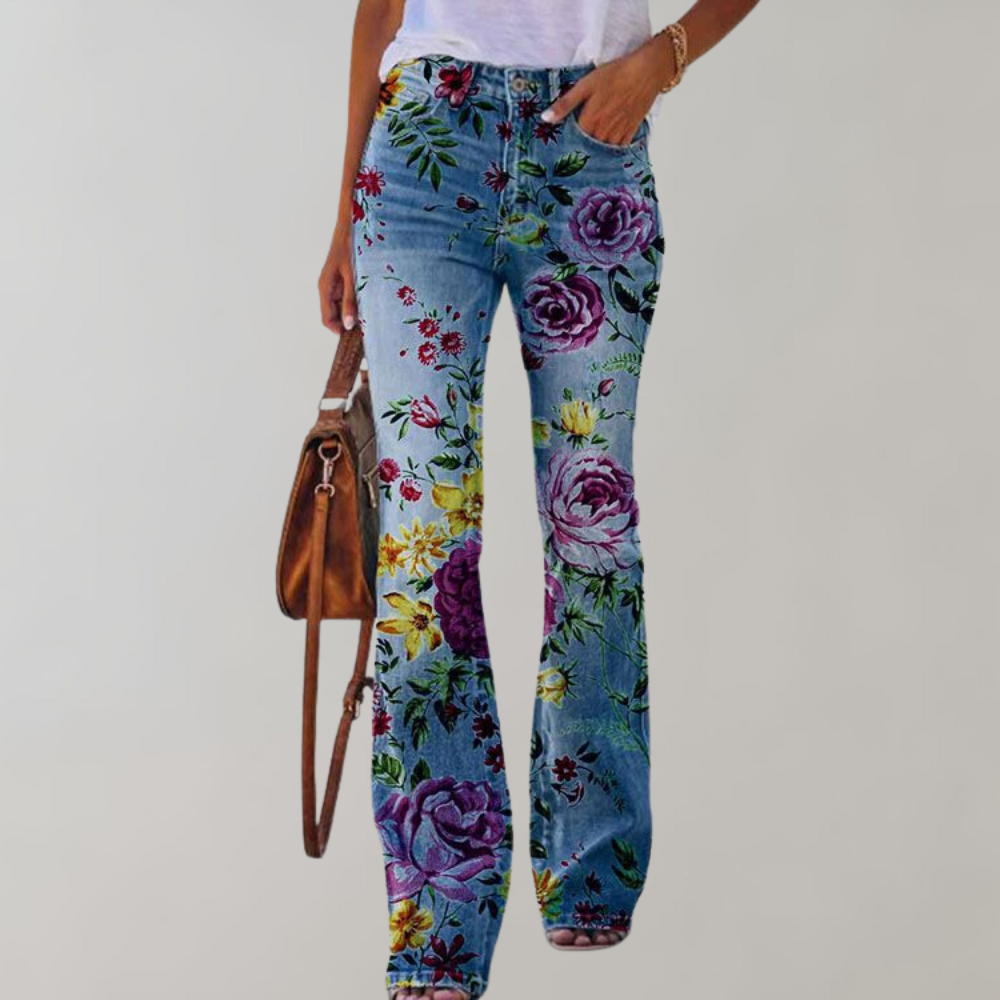StylebySassy | Flared trousers with button closure