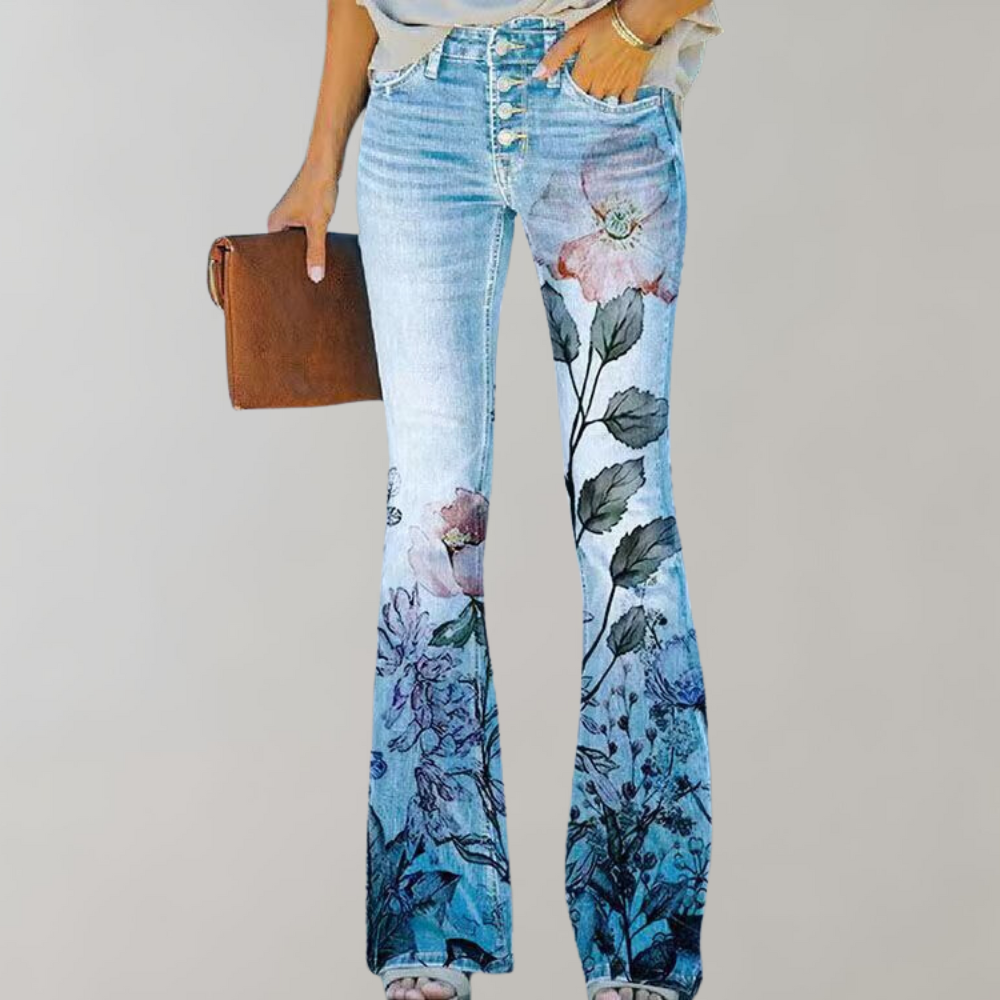 StylebySassy | Flared trousers with button closure