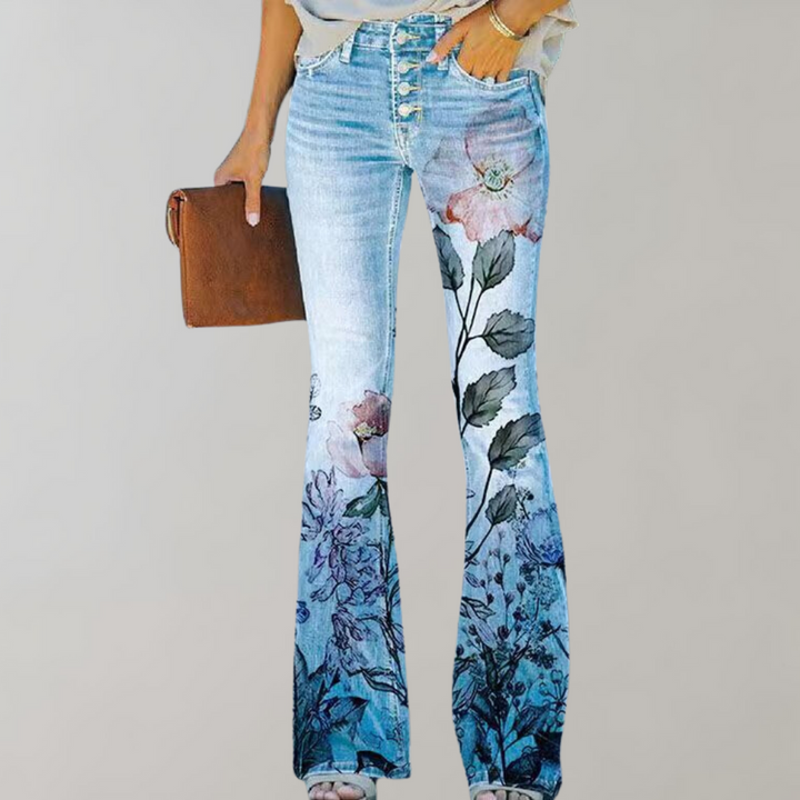 StylebySassy | Flared trousers with button closure
