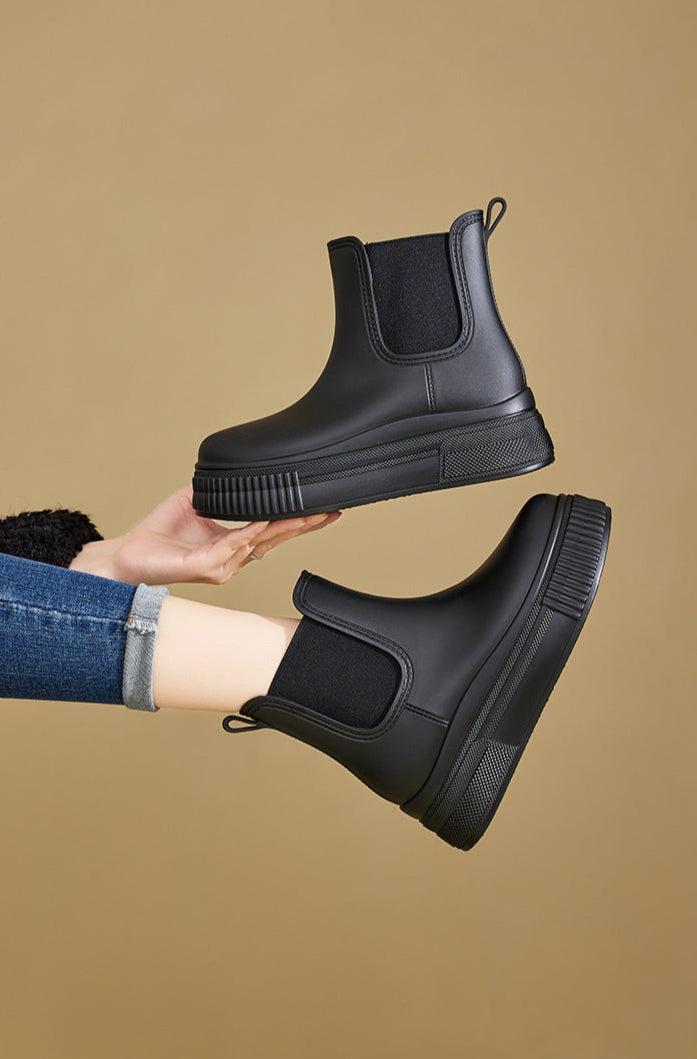 Women’s Chelsea Ankle Boots with Elastic Side
