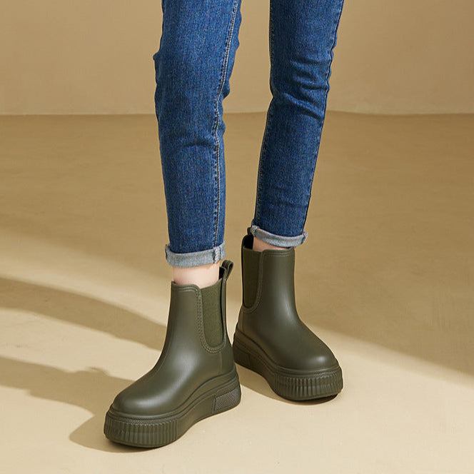 Women’s Chelsea Ankle Boots with Elastic Side