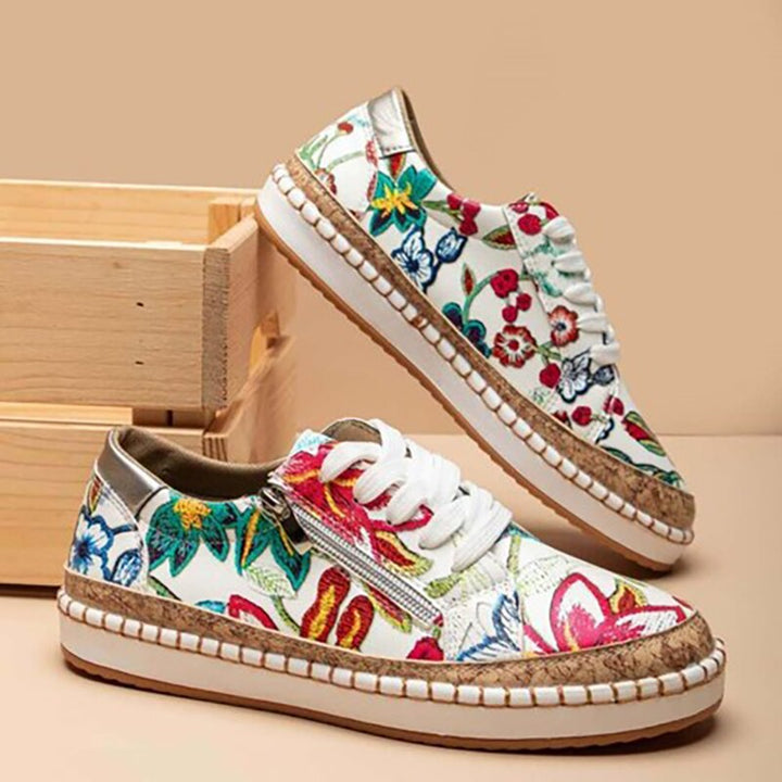 StylebySassy | Orthopedic sports shoes with floral pattern