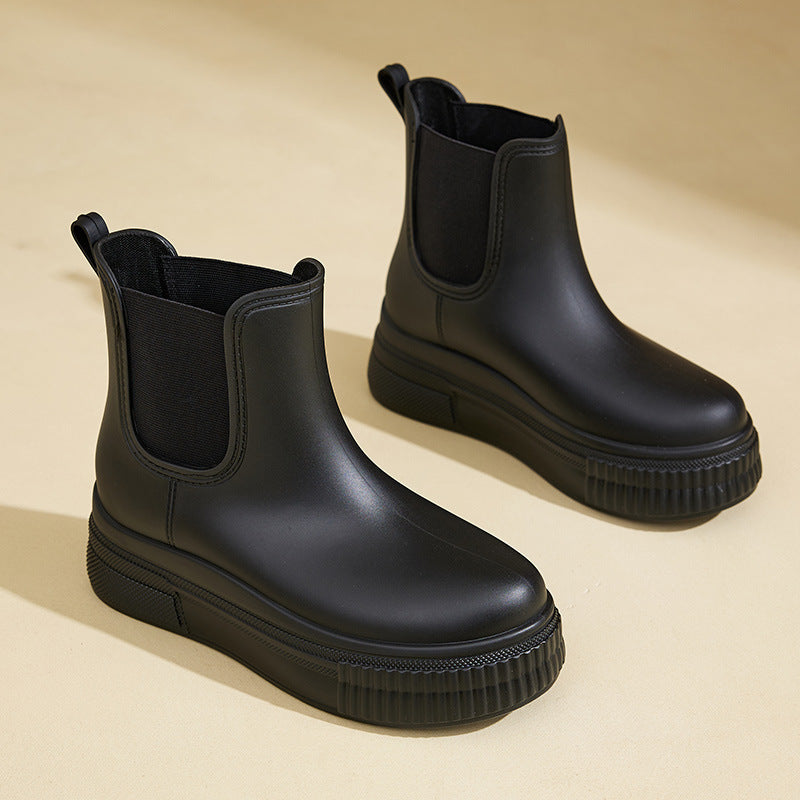 Women’s Chelsea Ankle Boots with Elastic Side