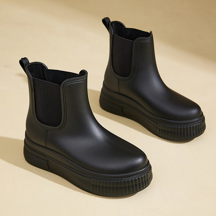 Women’s Chelsea Ankle Boots with Elastic Side