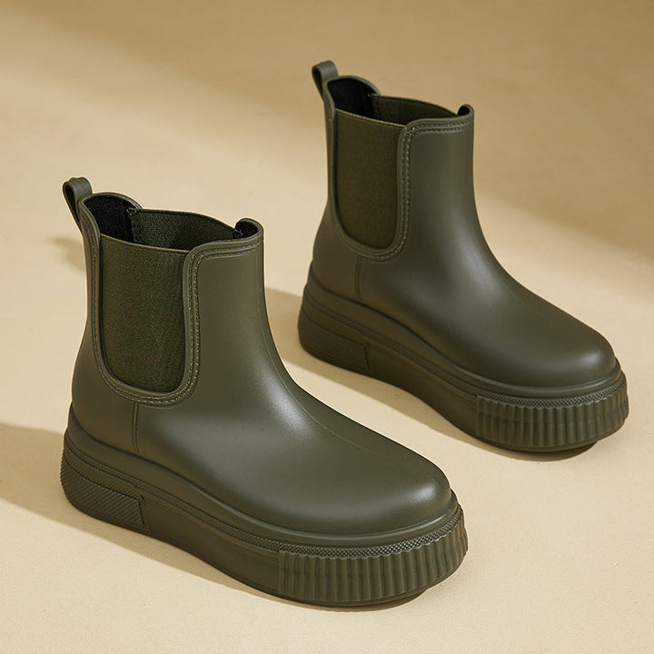 Women’s Chelsea Ankle Boots with Elastic Side