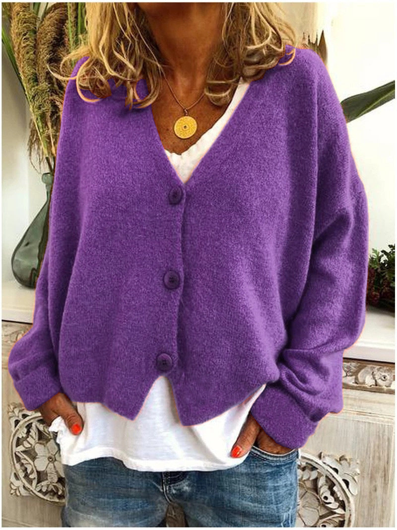 Cardigan for Women | V-Neck Button Closure