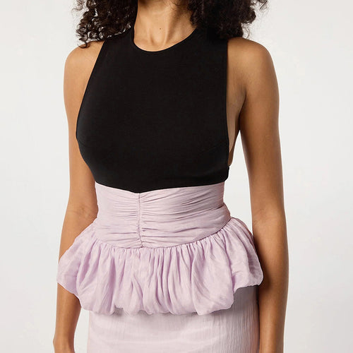 Women's Trendy Ruffle Top with Shaping Design StylebySassy