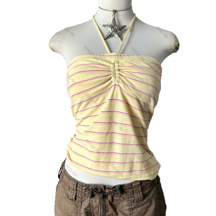 Women's Striped Bandeau Top StylebySassy