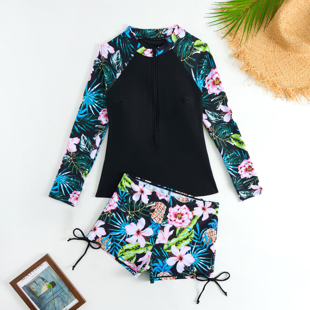 Ladies Sporty Long Sleeve Surf Wetsuit StylebySassy