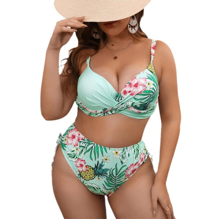 Women's bikini set with adjustable straps and high waistband StylebySassy