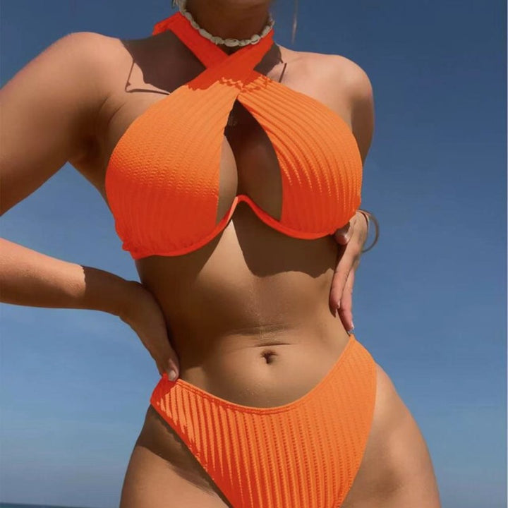 Women’s Designer Bikini with Crossed Top StylebySassy