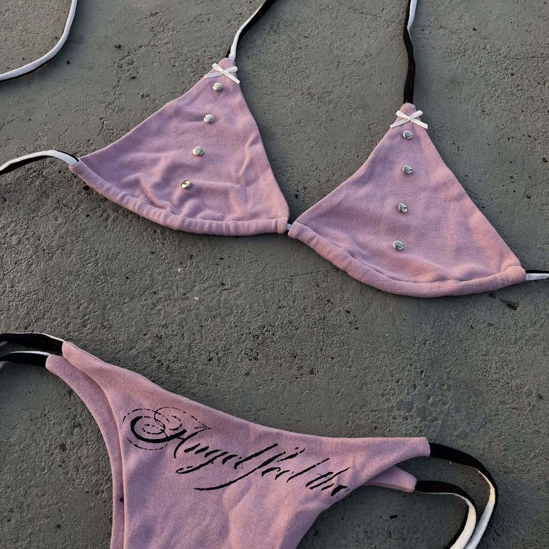Women's seductive bikini set with unique accents StylebySassy