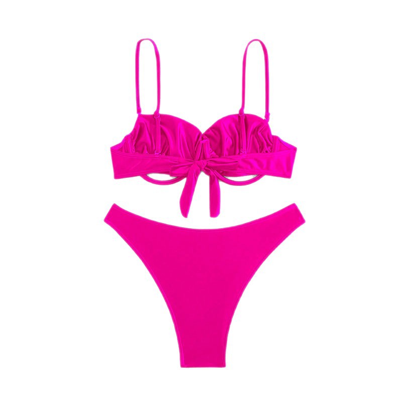 Women's bikini set with elegant underwire top and high leg cut StylebySassy