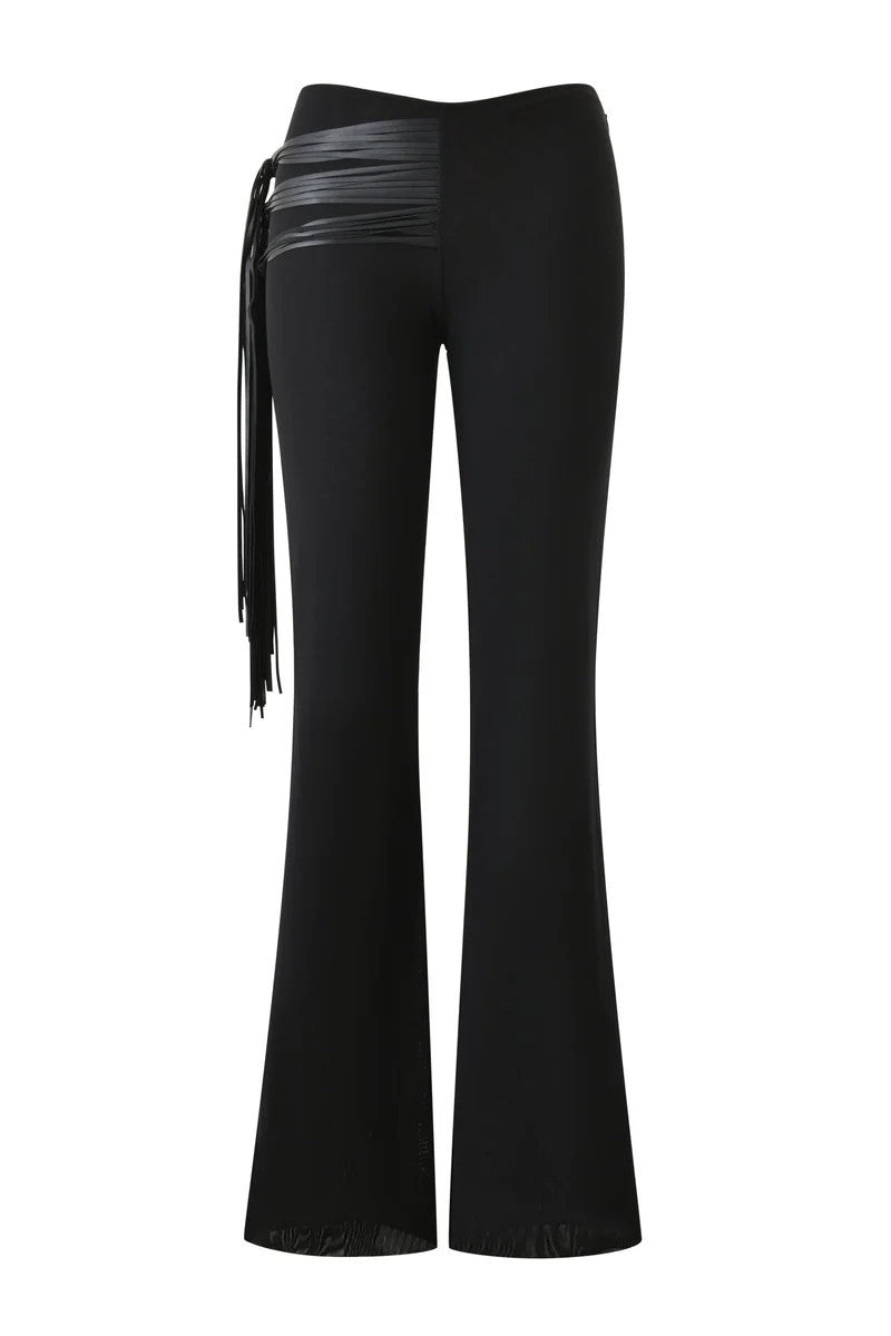 Women's Fashionable Flared Pants with Innovative Design StylebySassy